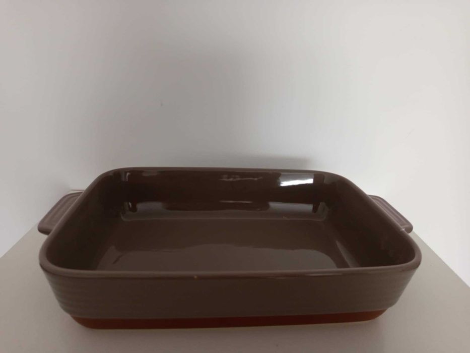 MALACASA Prostokątne naczynia do pieczenia z gliny 4,5l 35 * 23,8cm