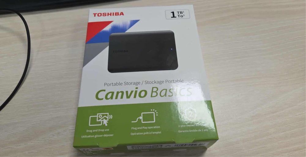 Dysk zewnetrzny toshiba canvio basics 1tb hdd