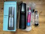 Sodastream terra saturatora woda gazowana czarny cylinder butelka