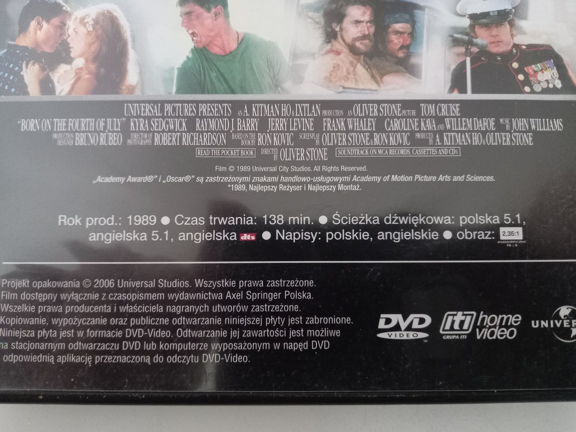Film Urodzony 4 Lipca DVD Video