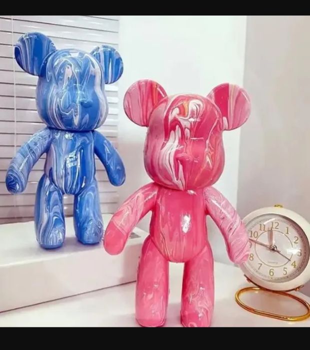 Флюидный мишка DIY Creative Fluid Bear 23см /33 см с красками