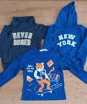 Paka ubrań 19 sztuk koszulka dziecięca bluza sweter r. 110