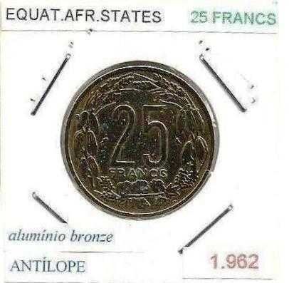 Estados da África Equatorial - - - - - Moedas