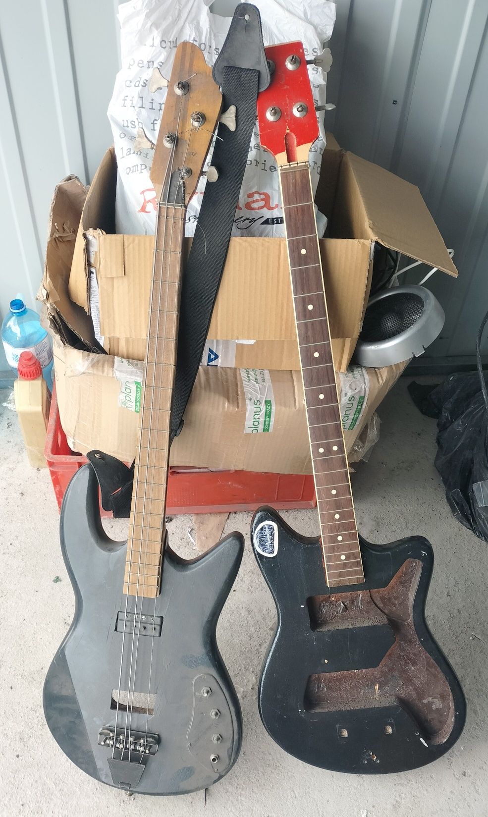 Gitara basowa retro gitary korpus pokrowiec