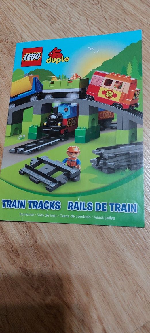 Tory kolejowe 10506 lego Duplo podwójny zestaw powiekszony