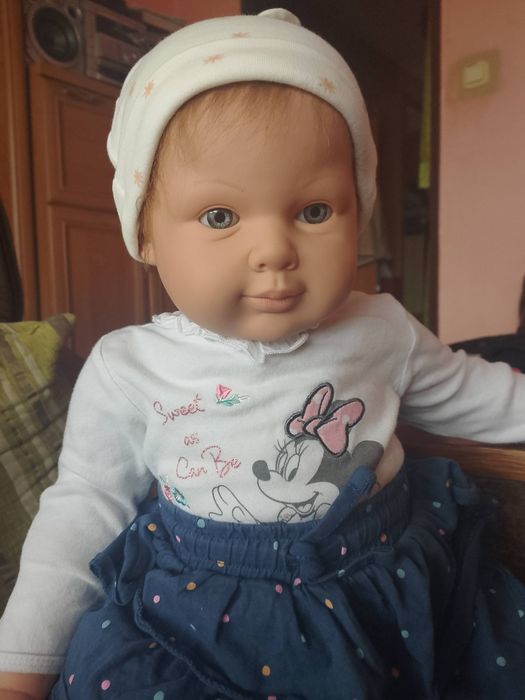 Duża lalka bobas w typie reborn 65cm - REZERWACJA