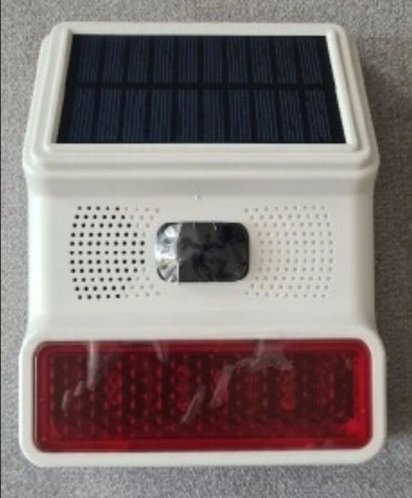 Alarm sygnalizator zewnętrzny z solarami Tuya 433MHz