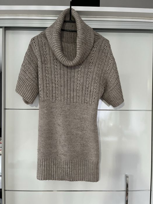 Sweter/ tunika golf wełna alpaka