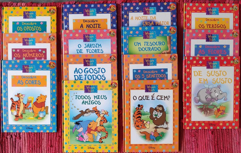 Livros infantis - Coleção de 15 títulos "Winnie the Pooh" Descobre