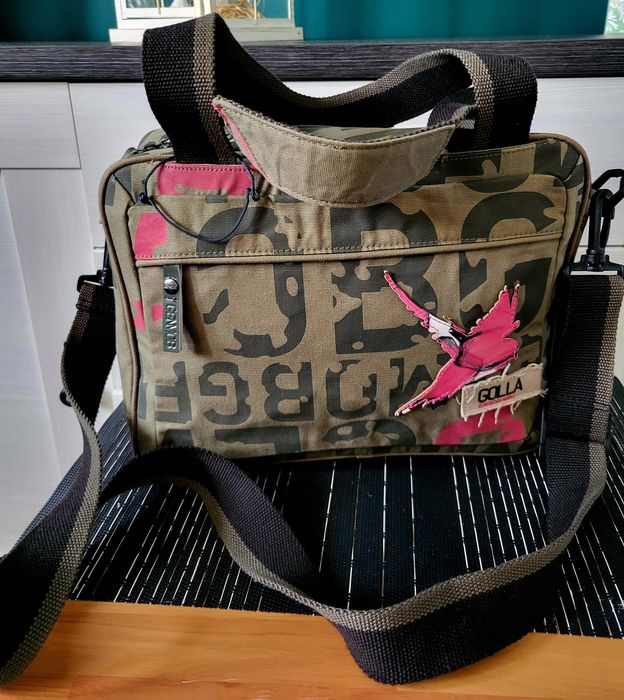 Nowa oryginalna torba Golla wojskowa zieleń tablet notebook