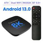 SMART BOX Android 12 TV  Dual Wifi z aplikacjami TV 8K Video OKAZJA !
