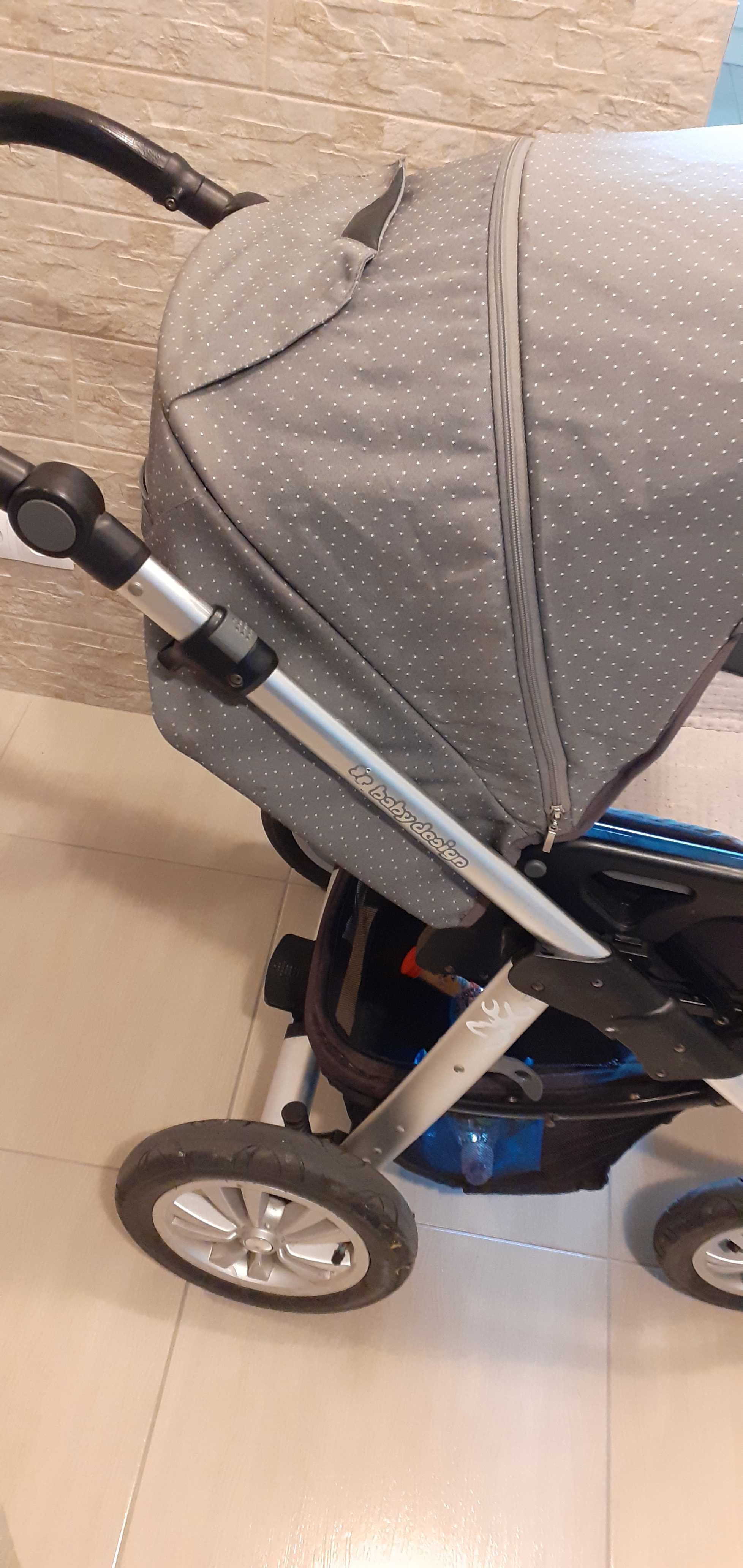 Zestaw wózek baby design dotty