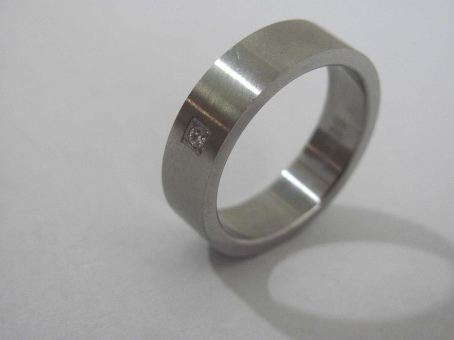 Pierścionek obrączka Stal chirurgiczna roz.20,22.