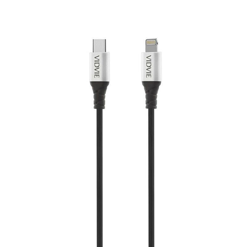 Kabel VIDVIE CB4014 Type C/iPhone 3A, 1m czarny