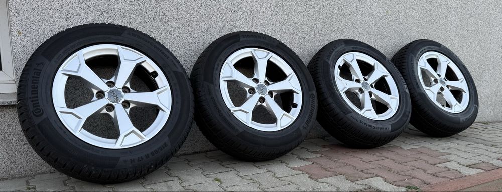 Koła zimowe AUDI Q3 215/65/17 2021r. Stan BDB!