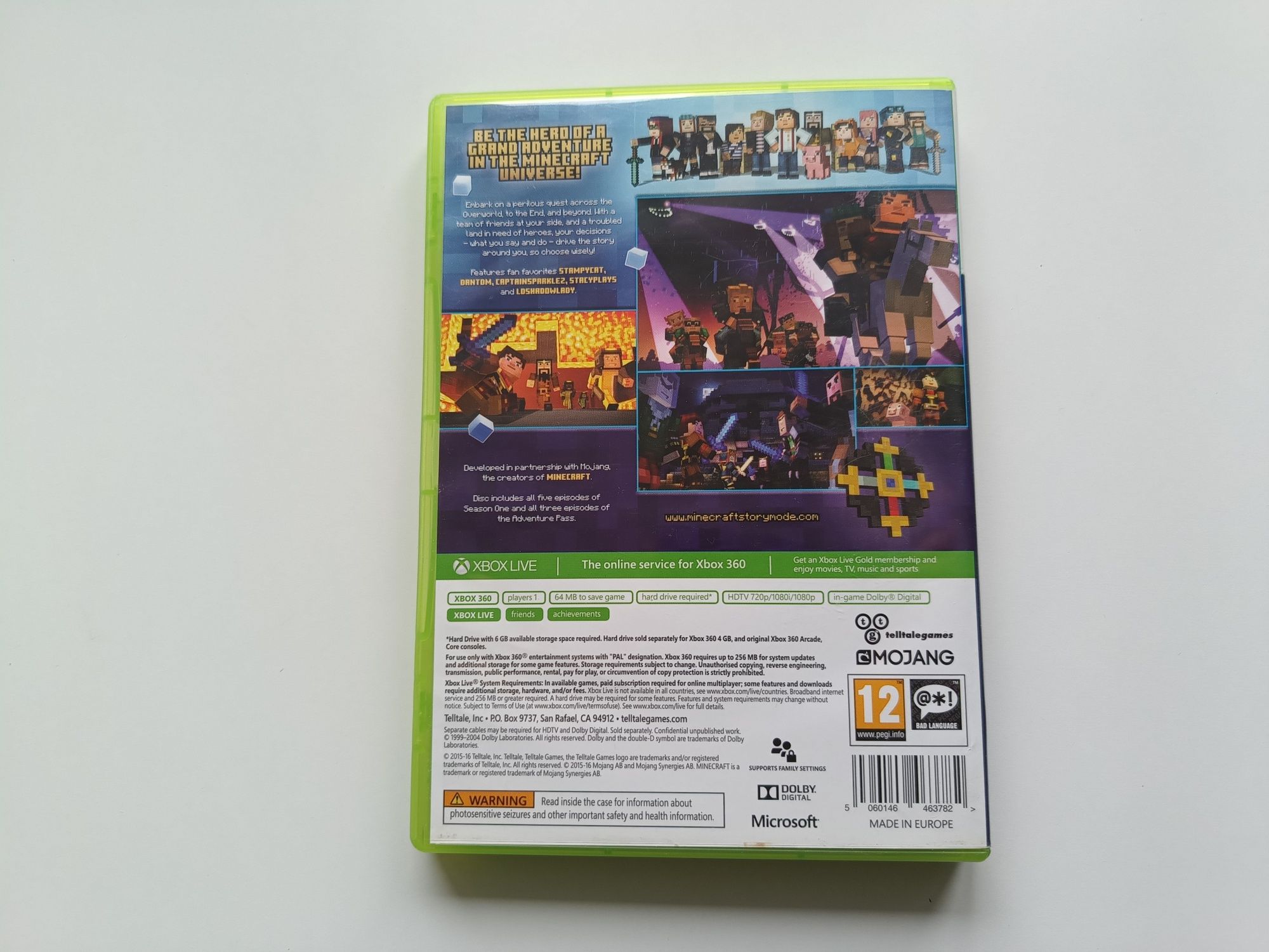 Gra Xbox 360 Minecraft Story Mode -The Complete Adveture-