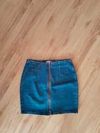 Nowa spódnica jeansowa zapinana na suwak S36