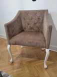 Pikowany elegancki fotel Westwing