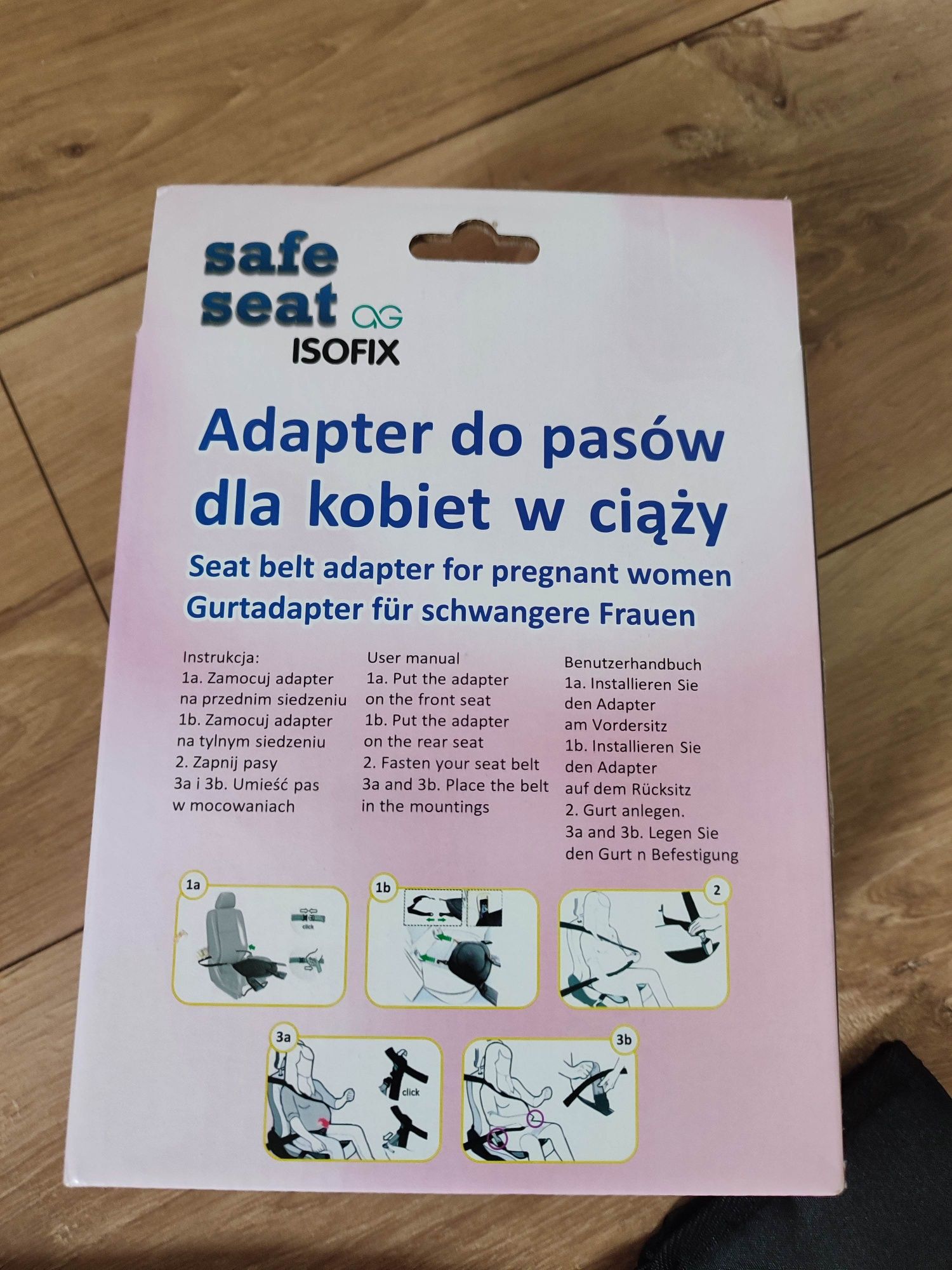 Adapter do pasów dla kobiet w ciąży
