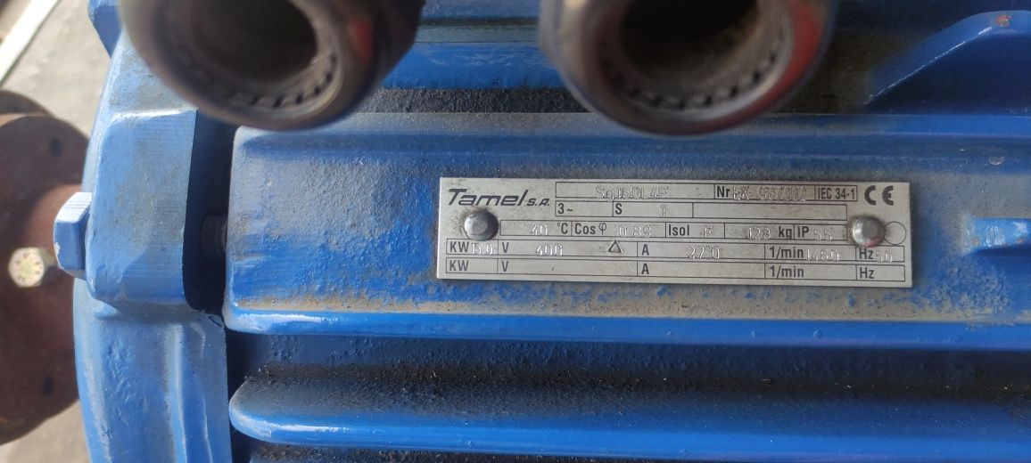 Silnik elektryczny 15 kw Tamel nie używany 1460 obrotow