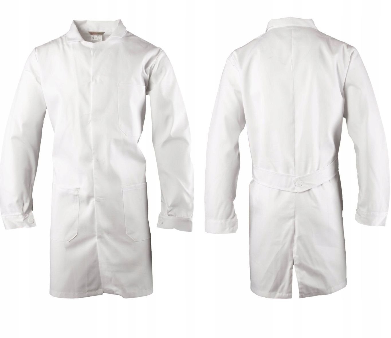 Biały Męski Fartuch Medyczny Lekarski Brixton White Roz. Xl