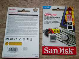 Pendrive SanDisk Cruzer Ultra Fit 64GB
