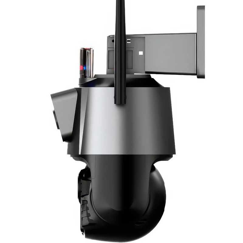 4G Камера відеонагляду V380 P11 подвійна під сімку вулична поворотна