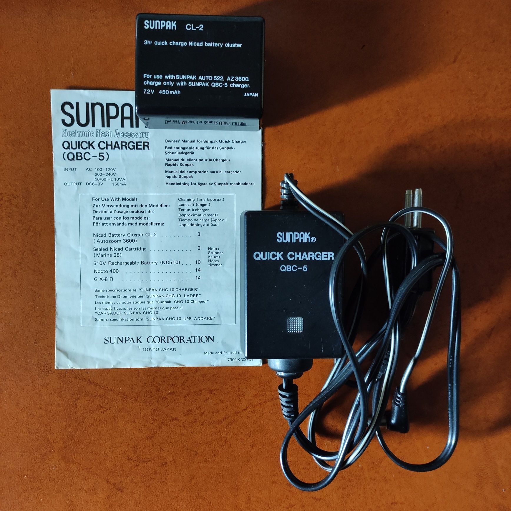 Sunpak AZ 3600 + QBC-5 + FK-2