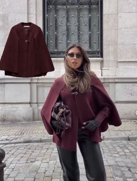 Кейп,  кардиган Zara