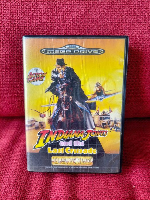 Capa e caixa só SEGA Megadrive Indiana Jones
