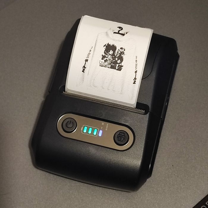 Bezprzewodowa przenośna drukarka do naklejek Bluetooth