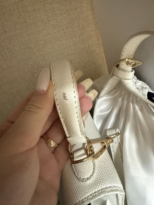 Сумка під Ermes біла