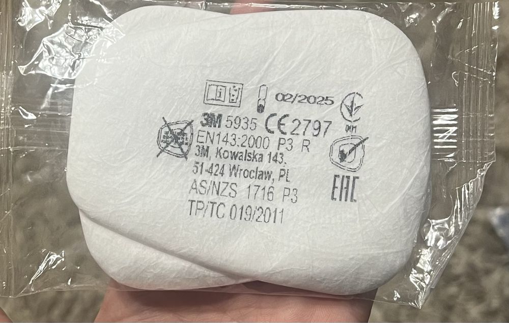 3M Filtr przeciwpyłowy do maski P3 5935