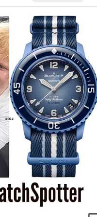 Relógio Swatch x Blancpain