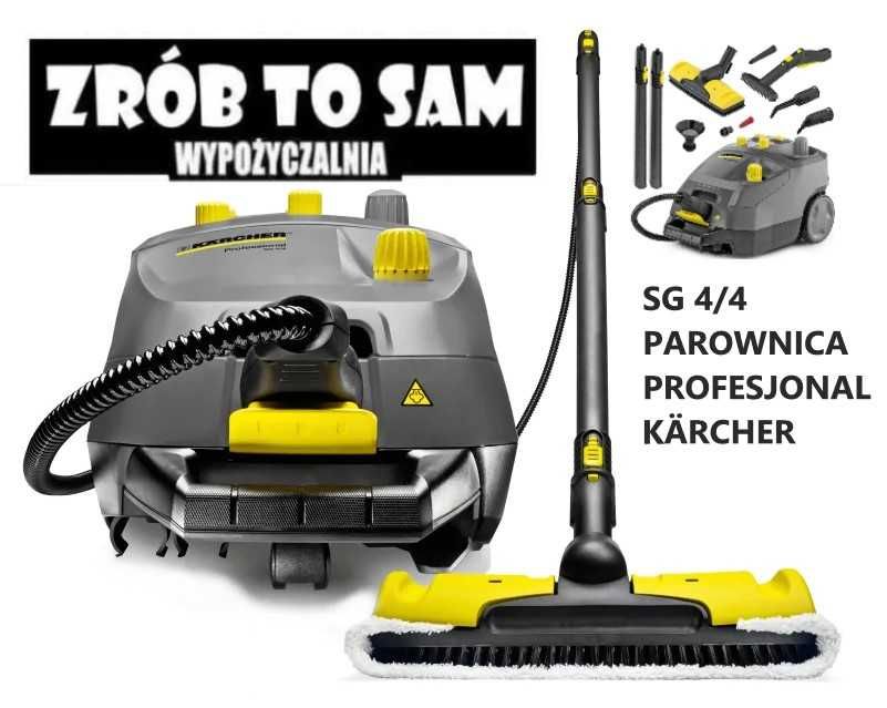 Parownica profesjonalna Karcher SG 4/4 myjka parowa odkażanie wynajem