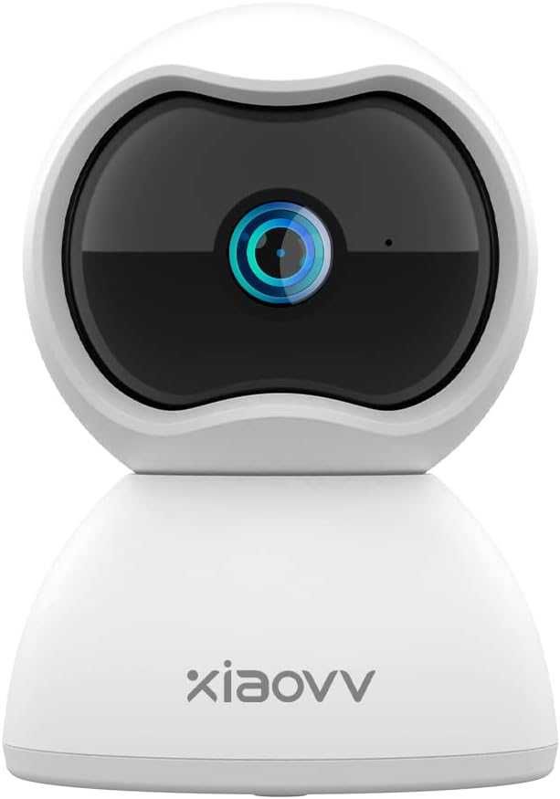 XIAOVV Kamera wewnętrzna 3 MP, Wi-Fi, kamera monitorująca, noktowizor