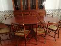 Conjunto de Móvel ,mesa e cadeiras sala jantar