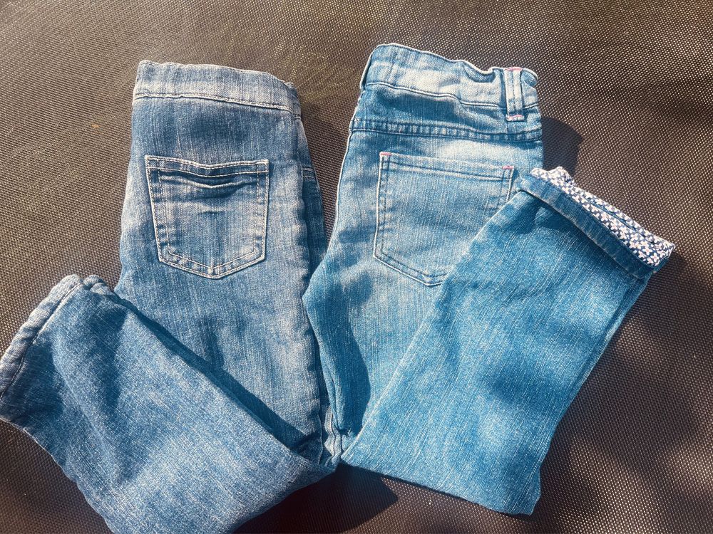 Ціна за 2 пари! Джинси Gloria jeans 4-5 (110+-) на флісі і тоненькі