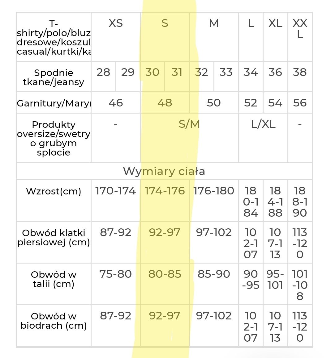 Lekka żółta kurtka przejściowa Reserved. Męski S, wzrost 174-176