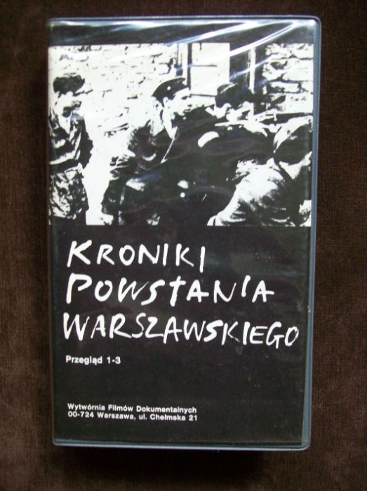 Kroniki Powstania Warszawskiego kaseta VHS