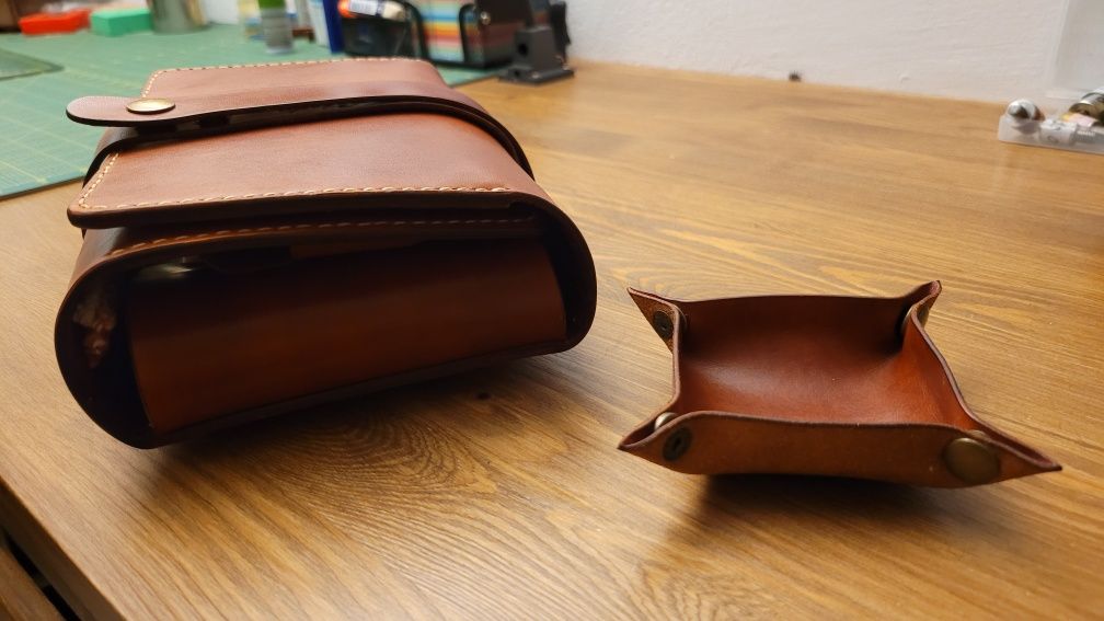 Etui na fajki - skóra naturalna