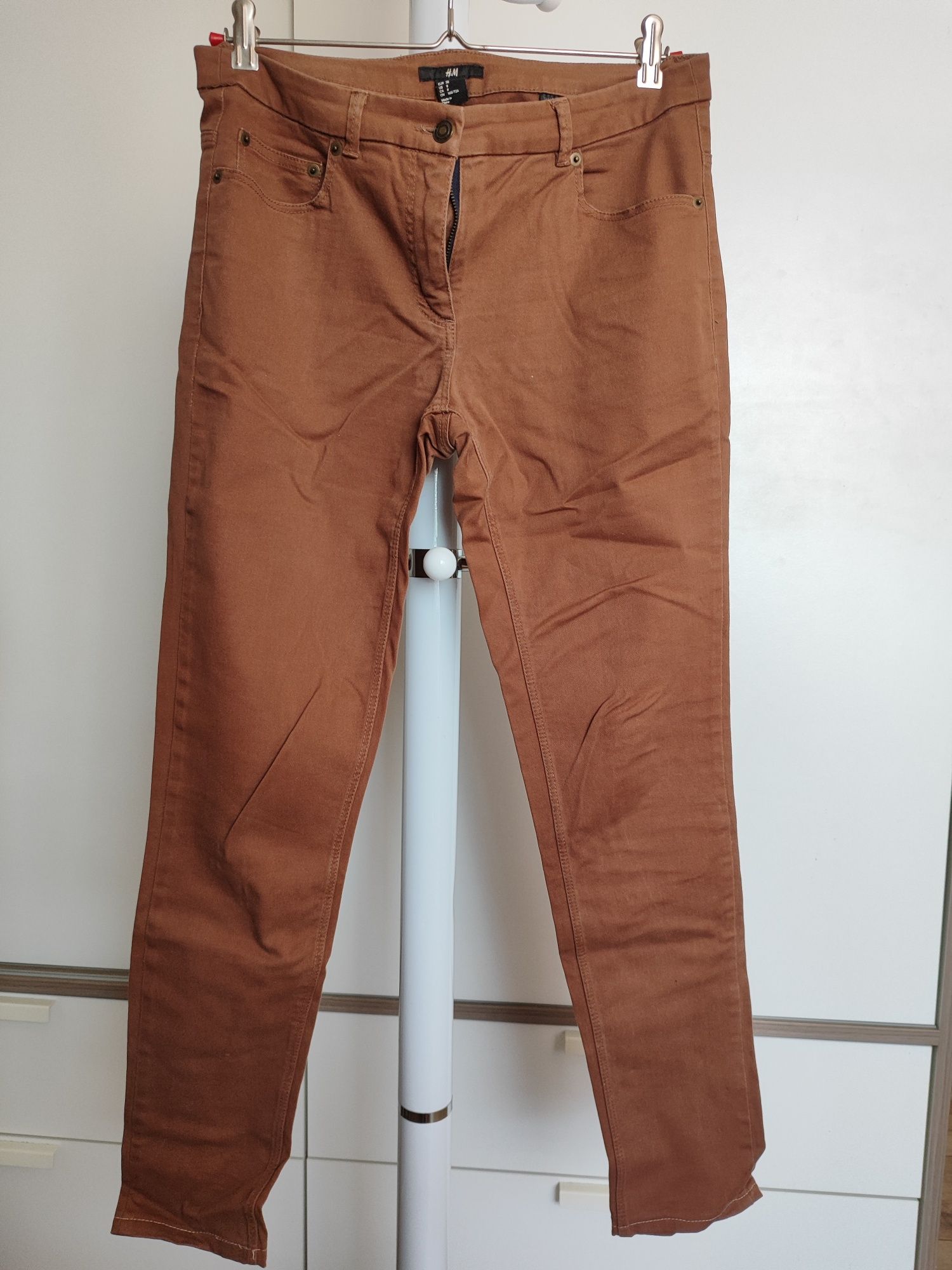 Brązowe spodnie H&M