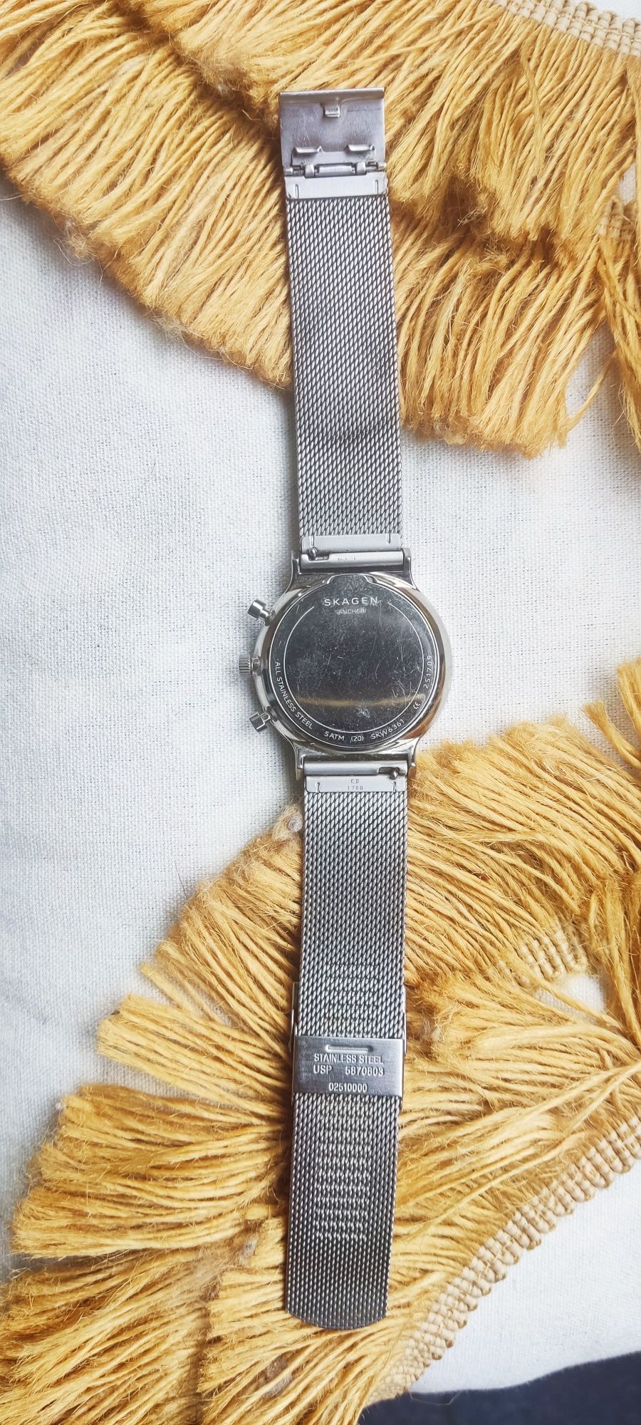 Zegarek bransoletka srebrny damski SKAGEN