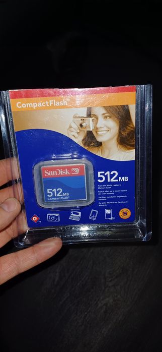 Karta pamięci SanDisk 512MB CompactFlash - Nowa