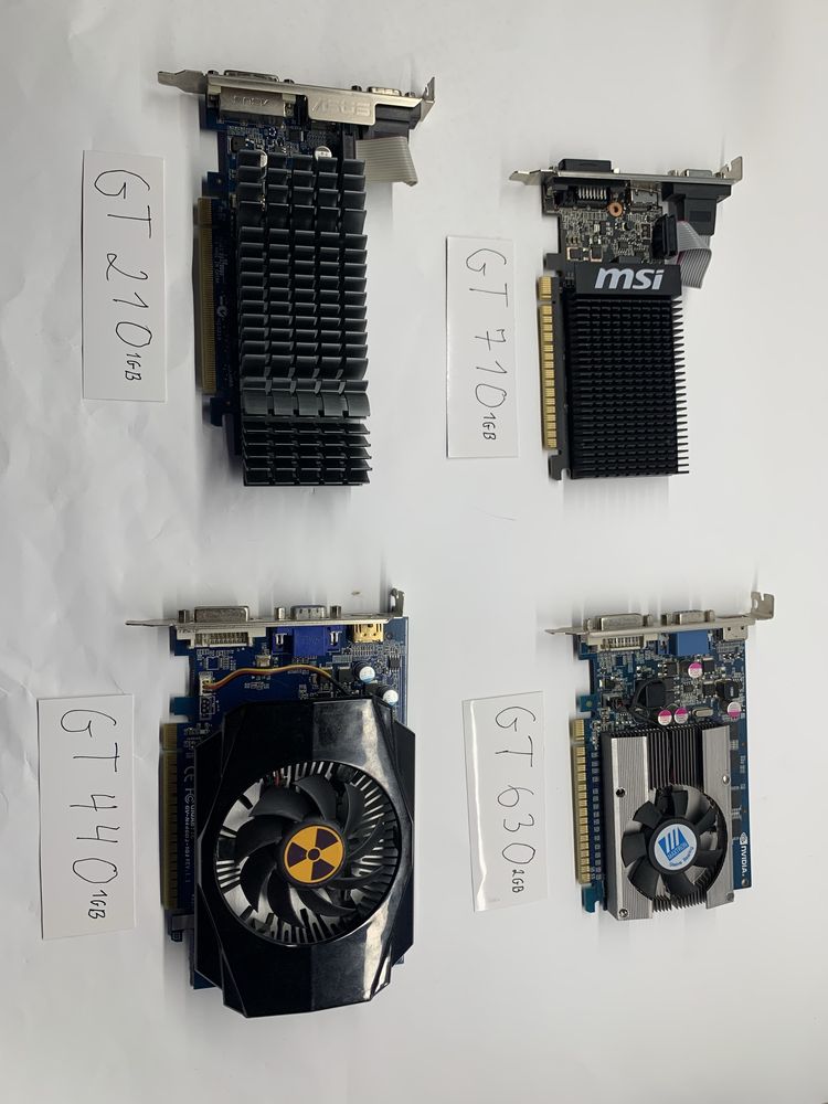 Відеокарти-(Gt710,Gt210,Gt440,Gt630)