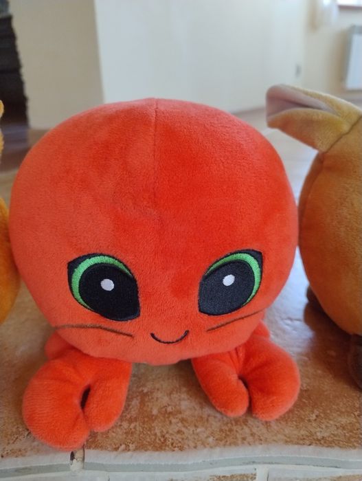 Maskotka Biedronka zestaw pluszak przytulanka wiewiórka sarenka rak