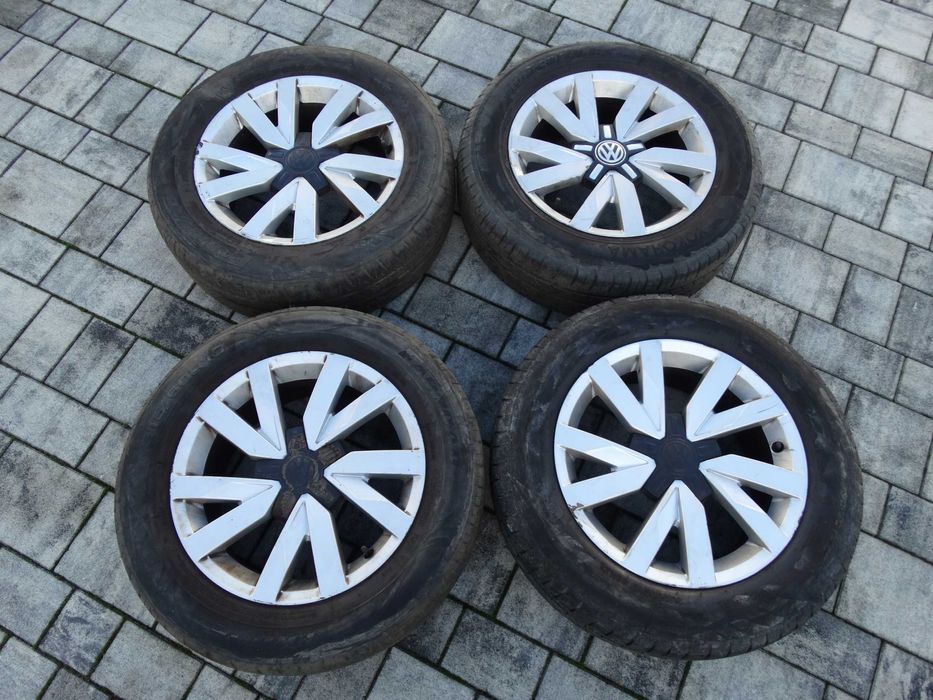 vw passat b8 felgi aluminiowe 16" 6,5jx16 5x112 et41 komplet