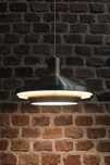 Złota niemiecka lampa wisząca 1970 vintage space age
