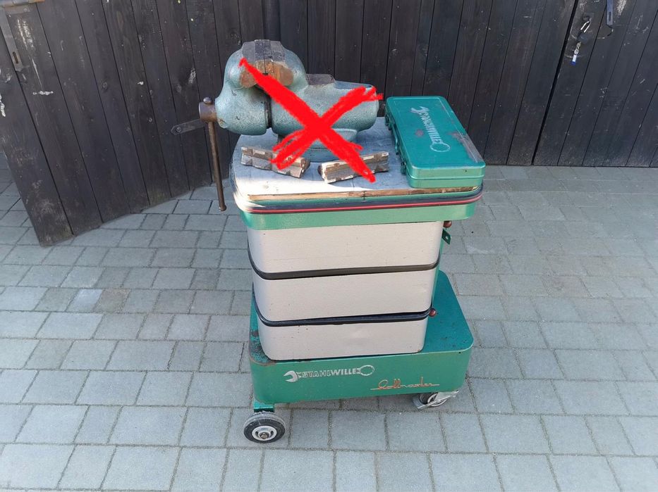Wózek gedore warsztatowy, stół warsztatowy, wsk, junak,fiat