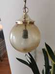 Lampa sufitowa złota